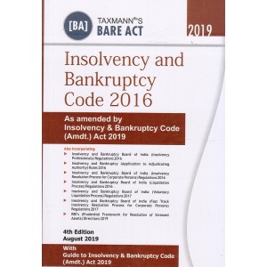 Taxmann's Bare Act on Insolvency & Bankruptcy Code 2016 Pocket